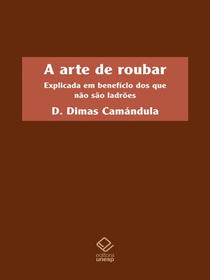 cover image of A arte de roubar